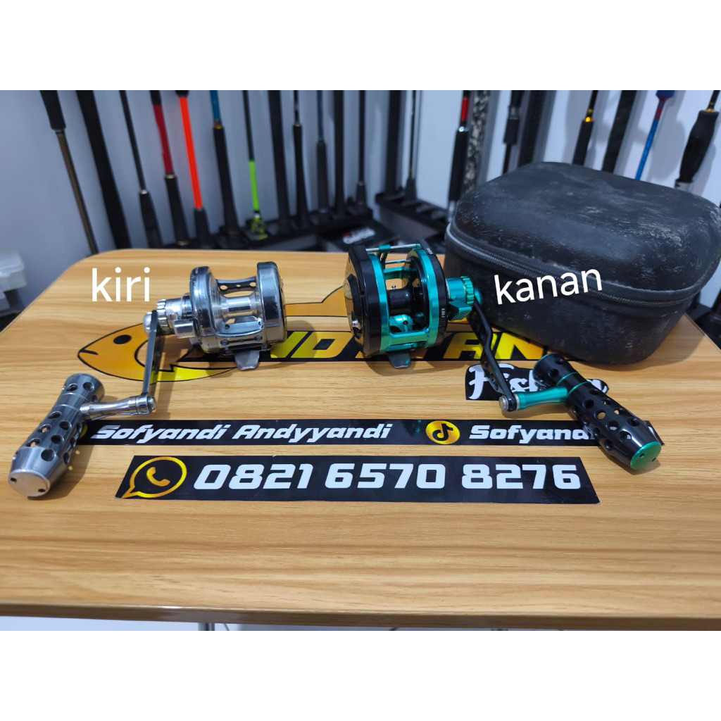 reel oh jigging master kiri dan kanan
