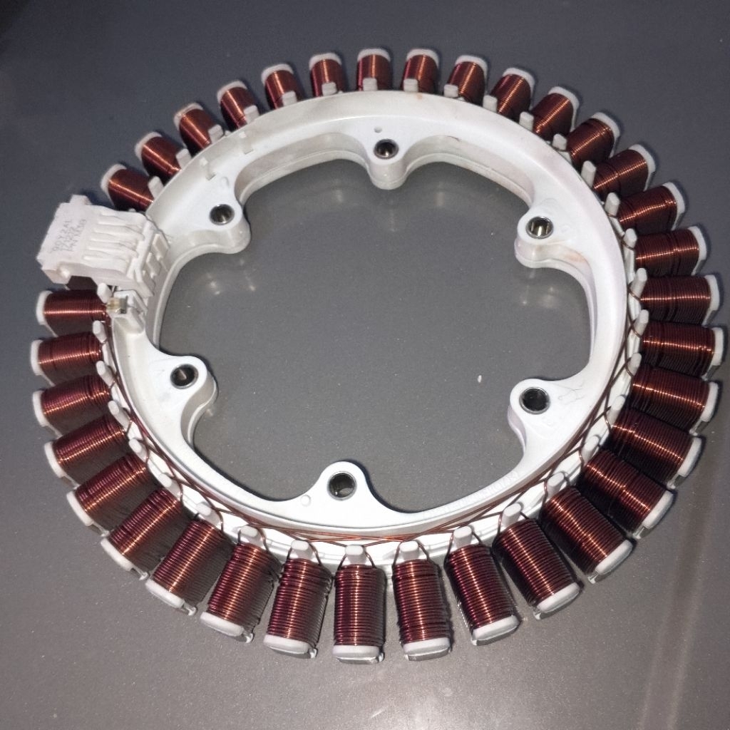 gulungan dinamo motor mesin cuci LG front loading