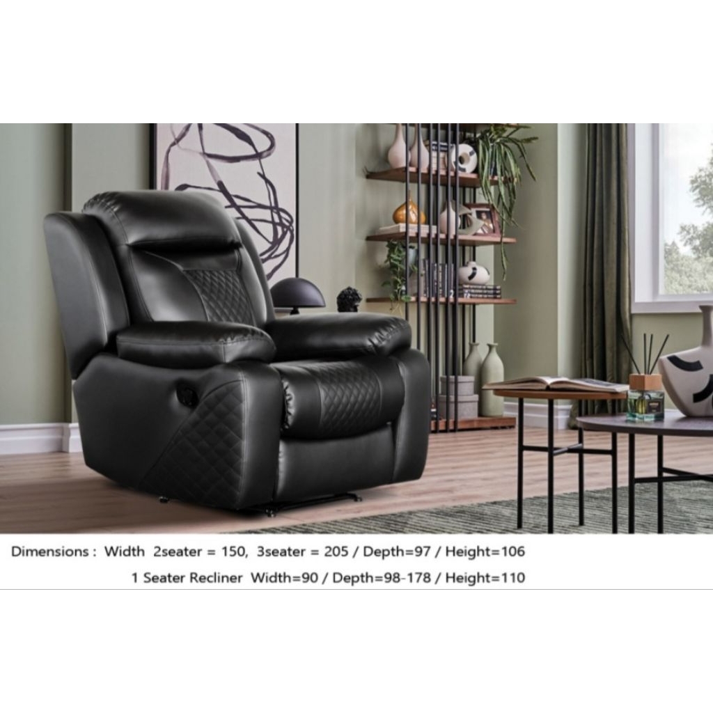 Sofa Modis Kansas 321 Seater - 1 Seater Recliner