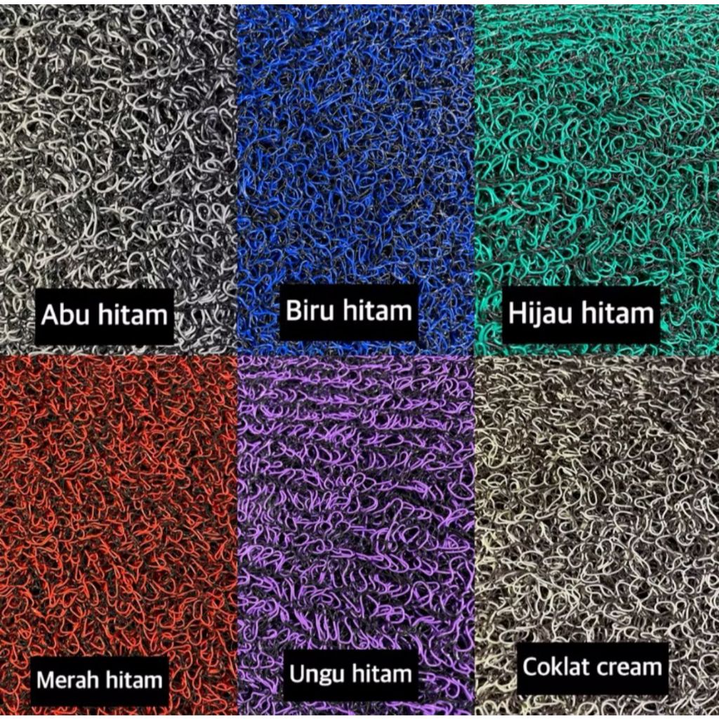 Keset Mie Bihun 2 Warna Tebal / Keset Bihun Kamar Mandi / Keset Multifungsi