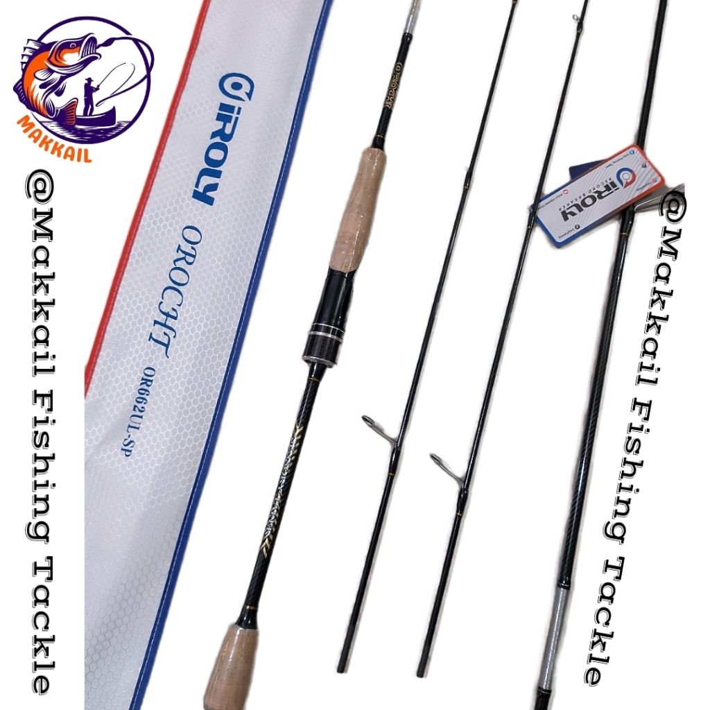 Reel Iroly Orochi Gen 3 SENSORY TAPER terbaru Solid Carbon