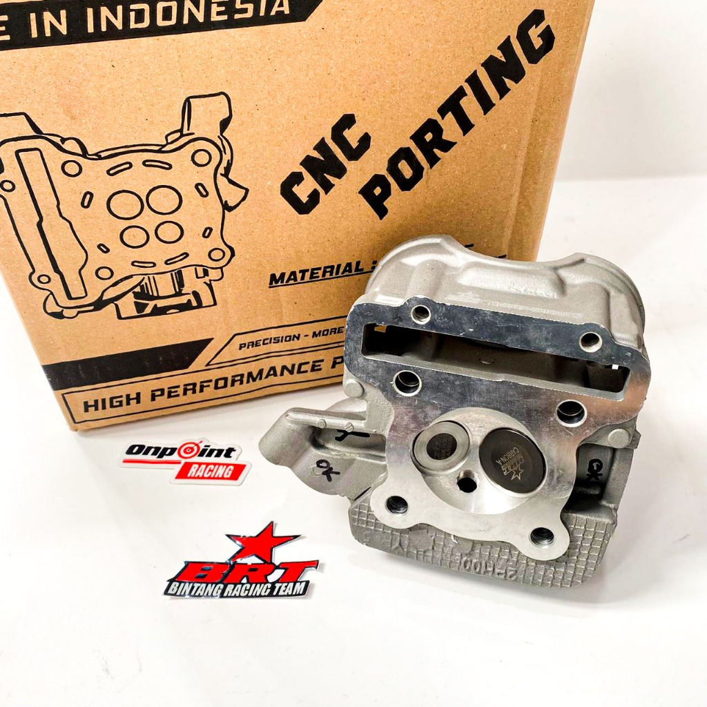 SUPER HEAD BRT MIO M3 FINO 125 X RIDE 125 KLEP 28/24 30/25 PORTING CNC 100% ORIGINAL BRT