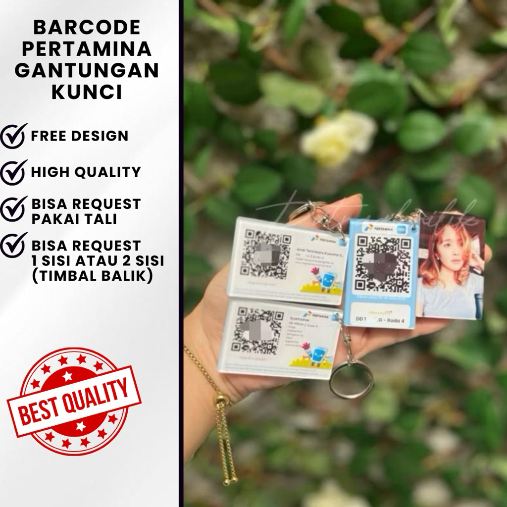 barcode my pertamina custom| barcode akrilik | barcode custome | kartu pertamina | barcode pertamina