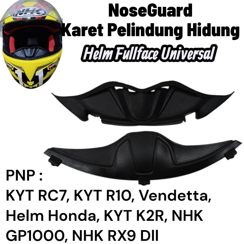 Karet Noseguard Helm Fullface NHK GP1000 Noseguard Helm Fullface