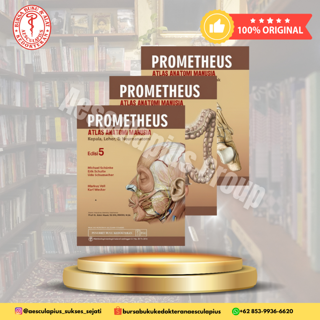 100% Atlas Anatomi Manusia Prometheus Ed.5