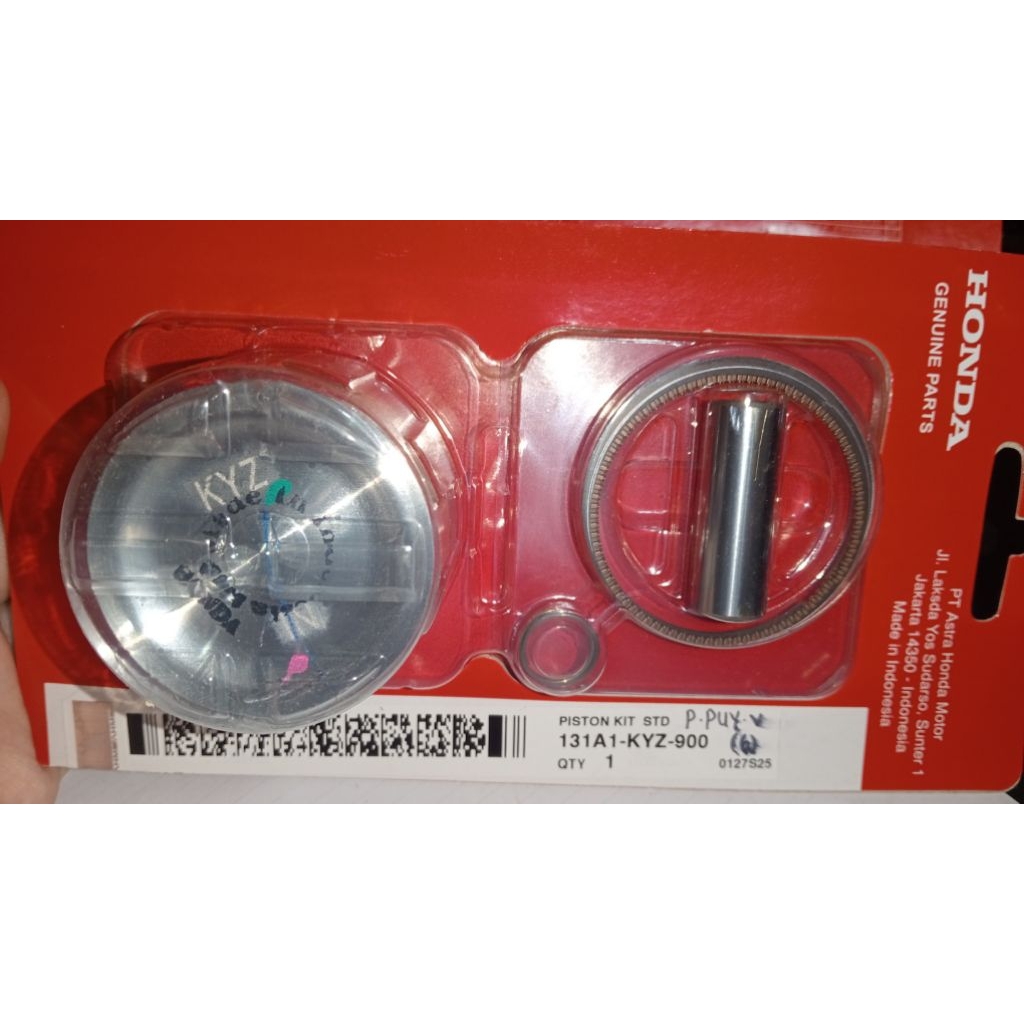 Piston Kit KYZ Supra X 125 Helm in Supra x 125 FI Blade 125 FI ORIGINAL HONDA ASLI