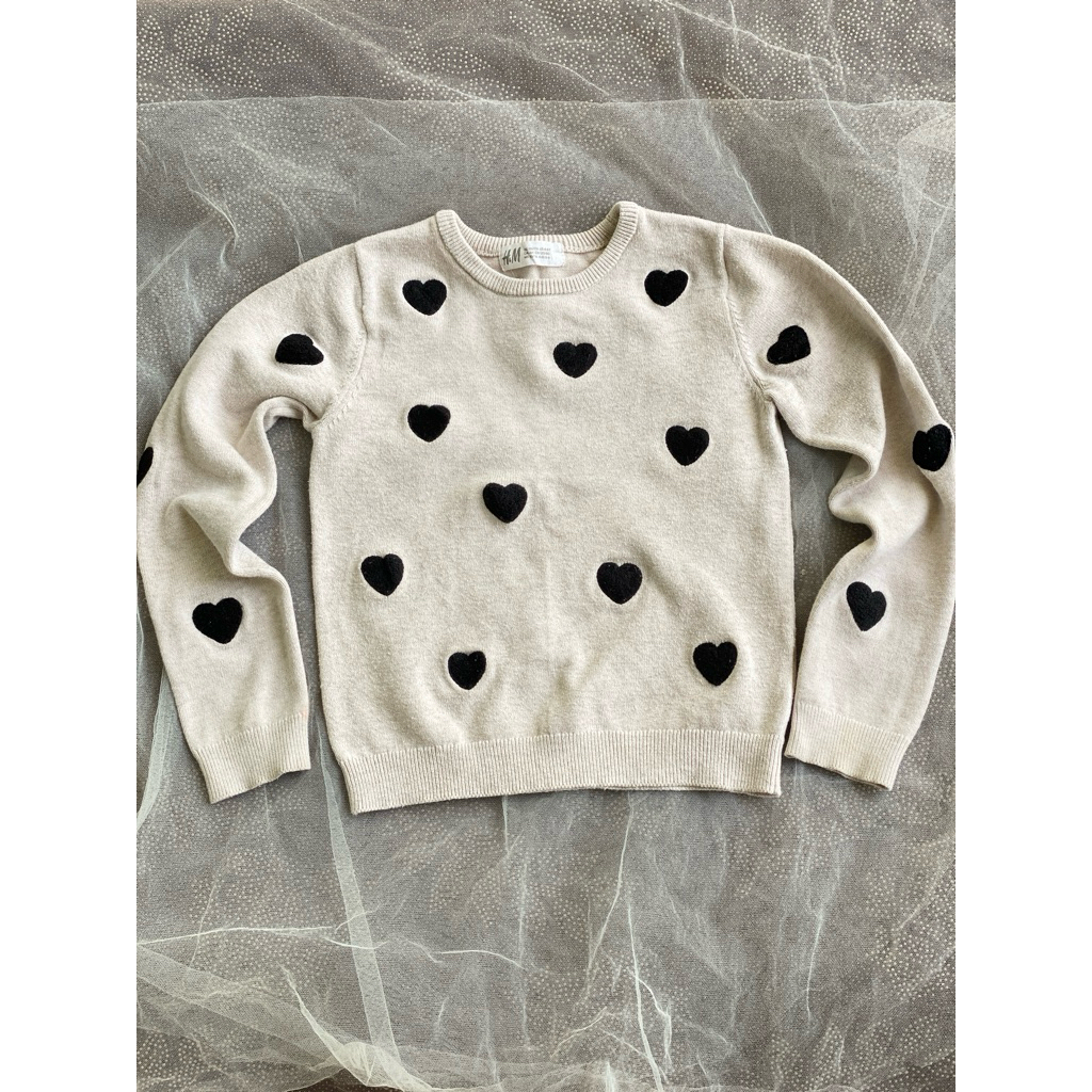 PRELOVED PL sweater rajut motif anak tanggung branded Hnm Size 110 3T 4T 5T 6T