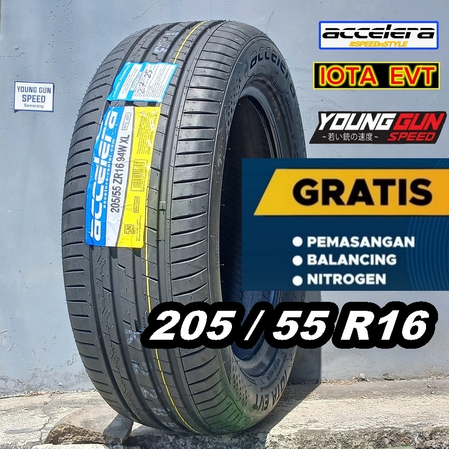 ban mobil accelera 205 55 R16 tubles