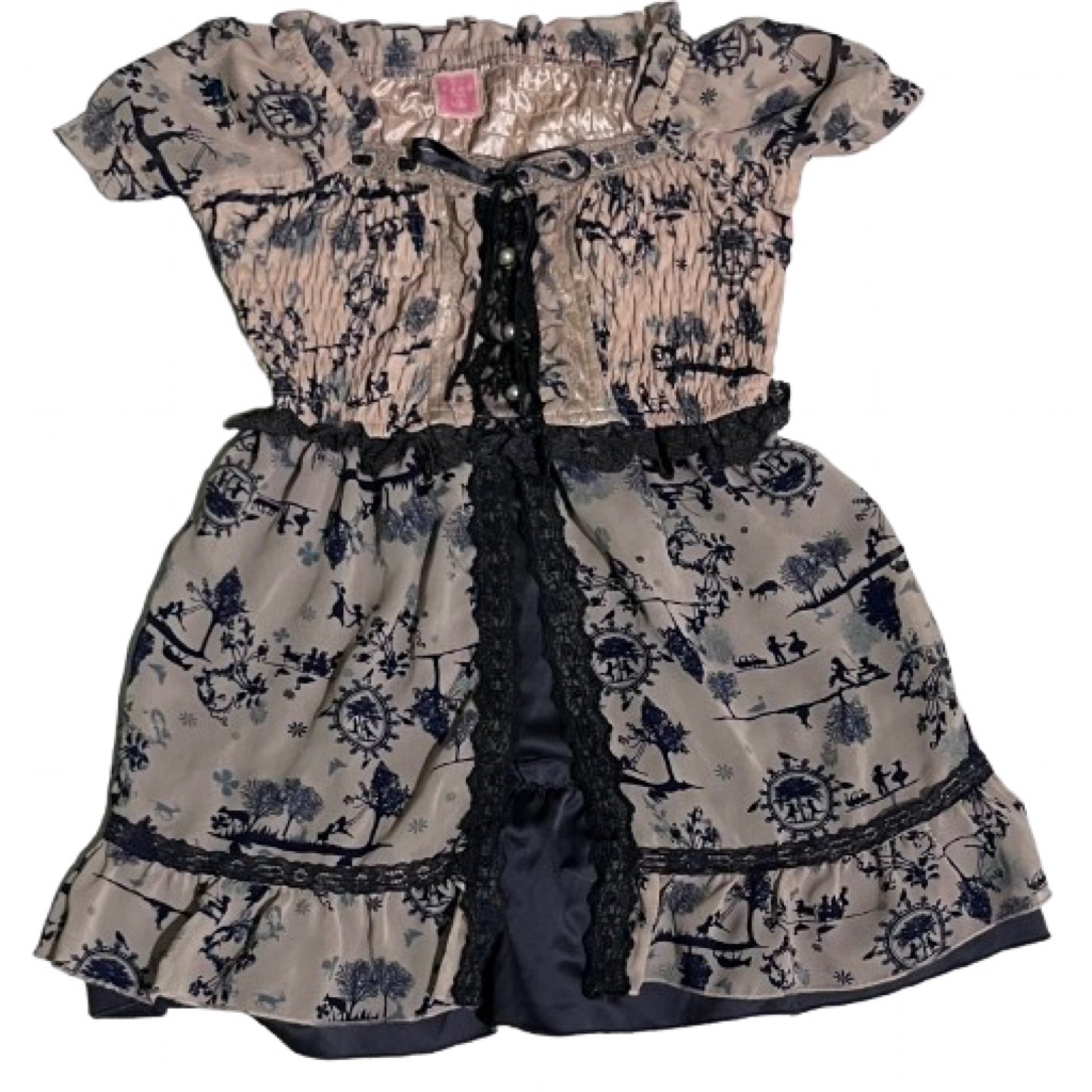 axes femme top milkmaid mori kei vintage