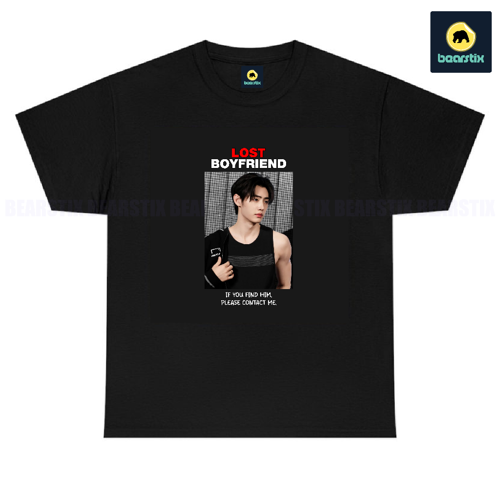 BEARSTIX - Kaos SUNGHOON Lost Boyfriend - Tshirt Kpop ENHYPEN - Baju Distro Unisex Boyband - Tshirt 