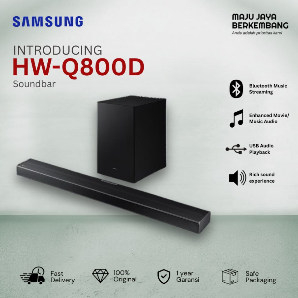 SAMSUNG HW-Q800D / HWQ800D / HW Q800D WIRELESS ATMOS SOUNDBAR