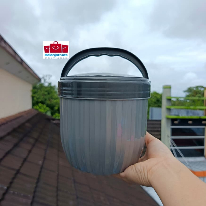 Rantang Samyang Silver / Termos Nasi Samyang Silver /Termos Samyang Bekal Makanan OK