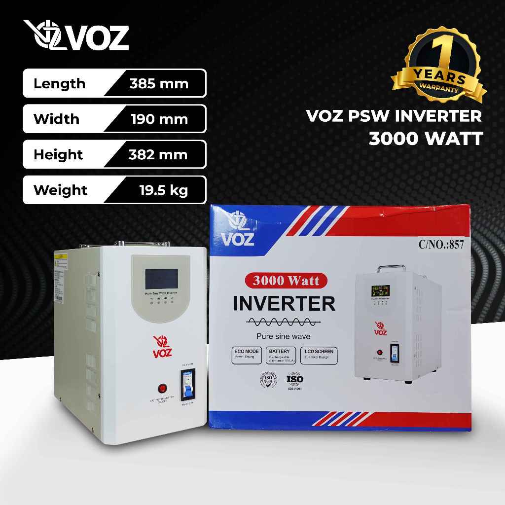 VOZ Baterai Inverter PSW 3000 Watt