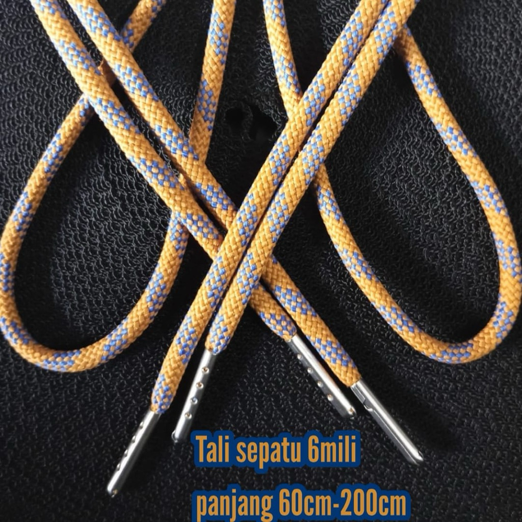 Tali sepatu snaker/Sepatu Boots/Tali sepatu panjang 60cm-200cm dijual per pasang