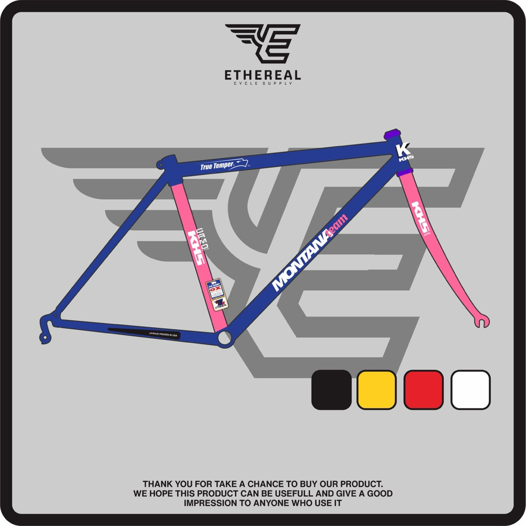 Sticker Decals Sepeda KHS Montana || Bisa Custom