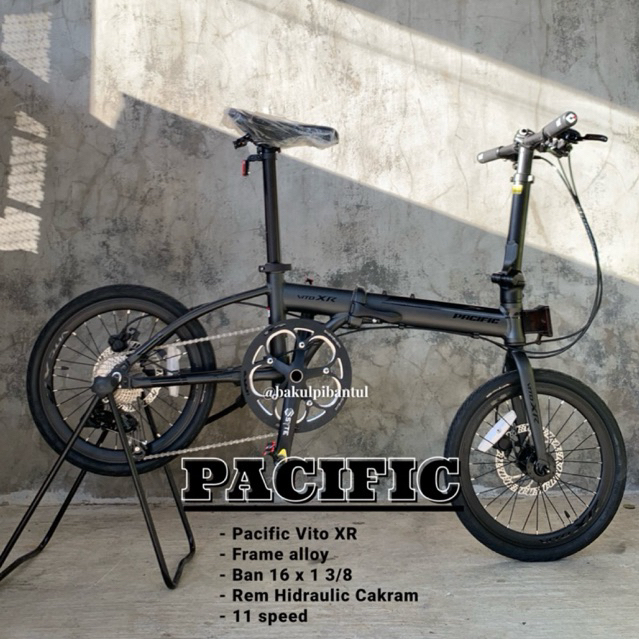 Sepeda Lipat Ring 16 Pacific Vito XR | Sepeda Lipat Pacific Viro XR ukuran ring 16