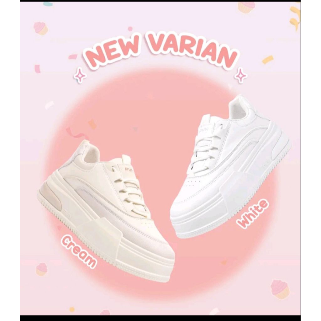 PVN Jeno sepatu snaker wanita sport casual
