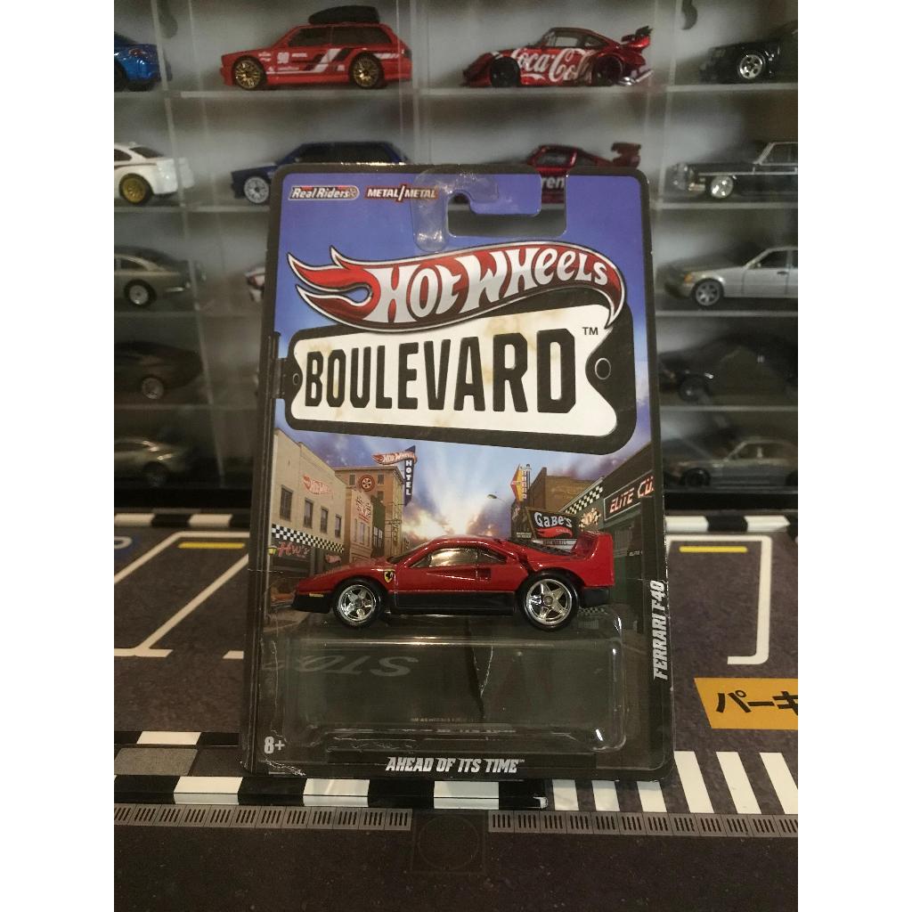 Hot Wheels Loose 2012 Boulevard Ferrari F40 Real Riders