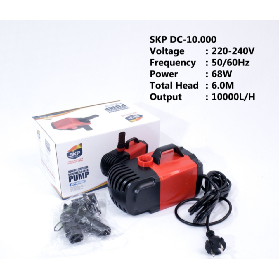 Pompa aquarium air kolam ikan koi SKP DC 1000 POMPA KLLAM IKAN HEMAT LISTRIK