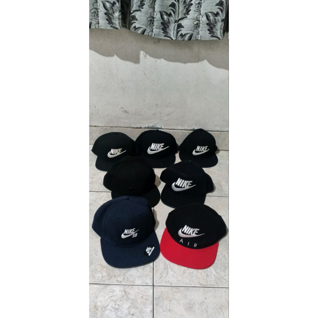 borongan topi nike 7pcs