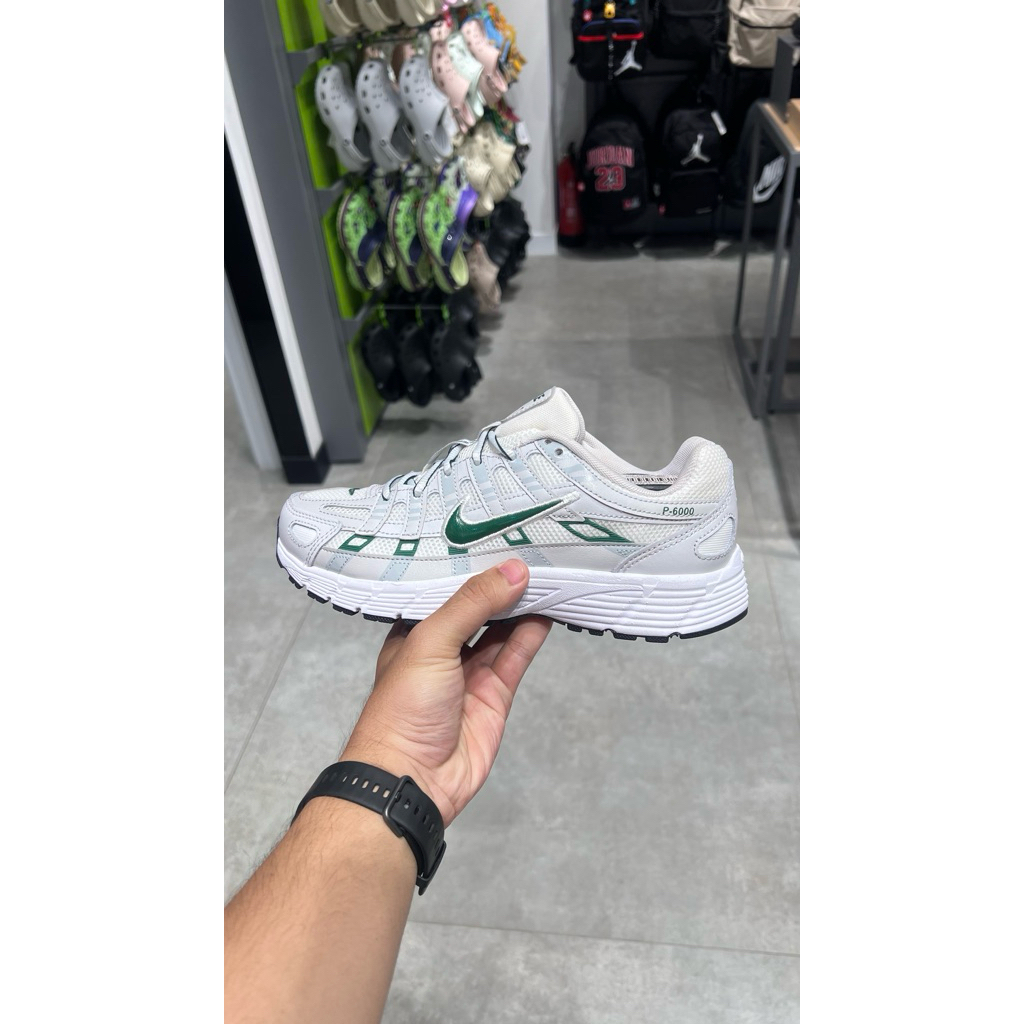 SNEAKERS NIKE P-6000 GS WHITE GREEN