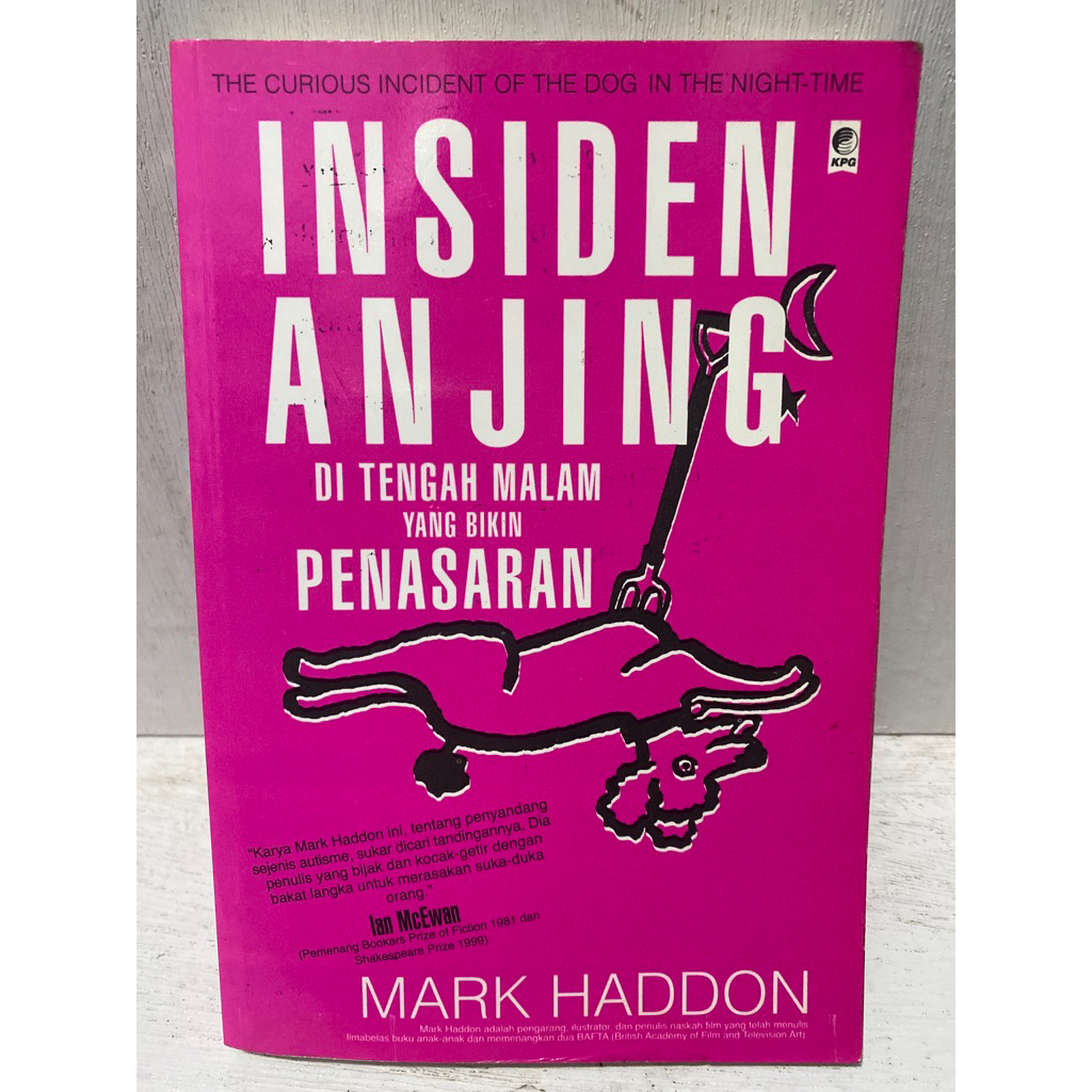 Buku Original INSIDEN ANJING DI TENGAH MALAM YANG BIKIN PENASARAN - MARK HADDON