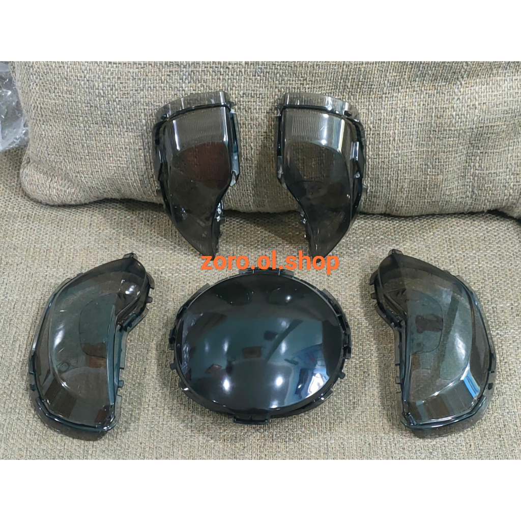 PROMO Mika Lampu Sen Depan & Belakang + Mika Lampu Stop 1set Motor Scoopy New Zoro / MIKA LAMPU SEN 