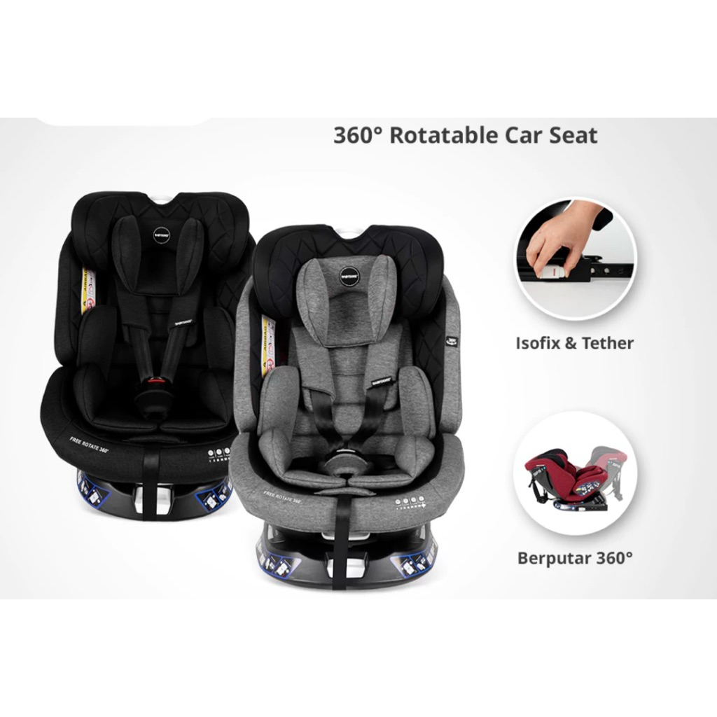 Carseat BabyDoes Free Rotate 360