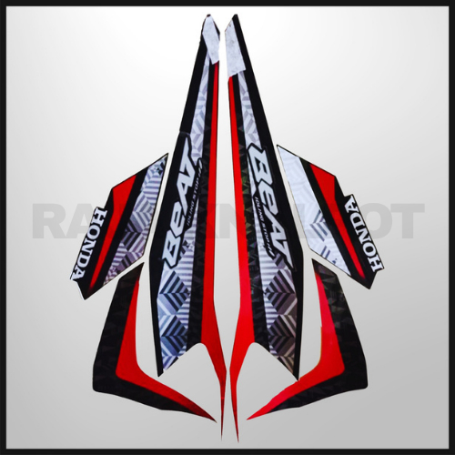 Striping Honda Beat Iss 2021 Stiker list Body Motor Beat Iss Standart Termurah
