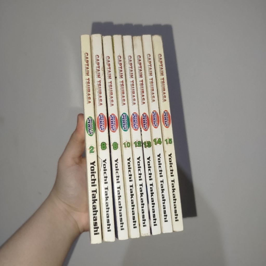 Komik Captain Tsubasa Road to 2002 set 12 buku kolpri minus