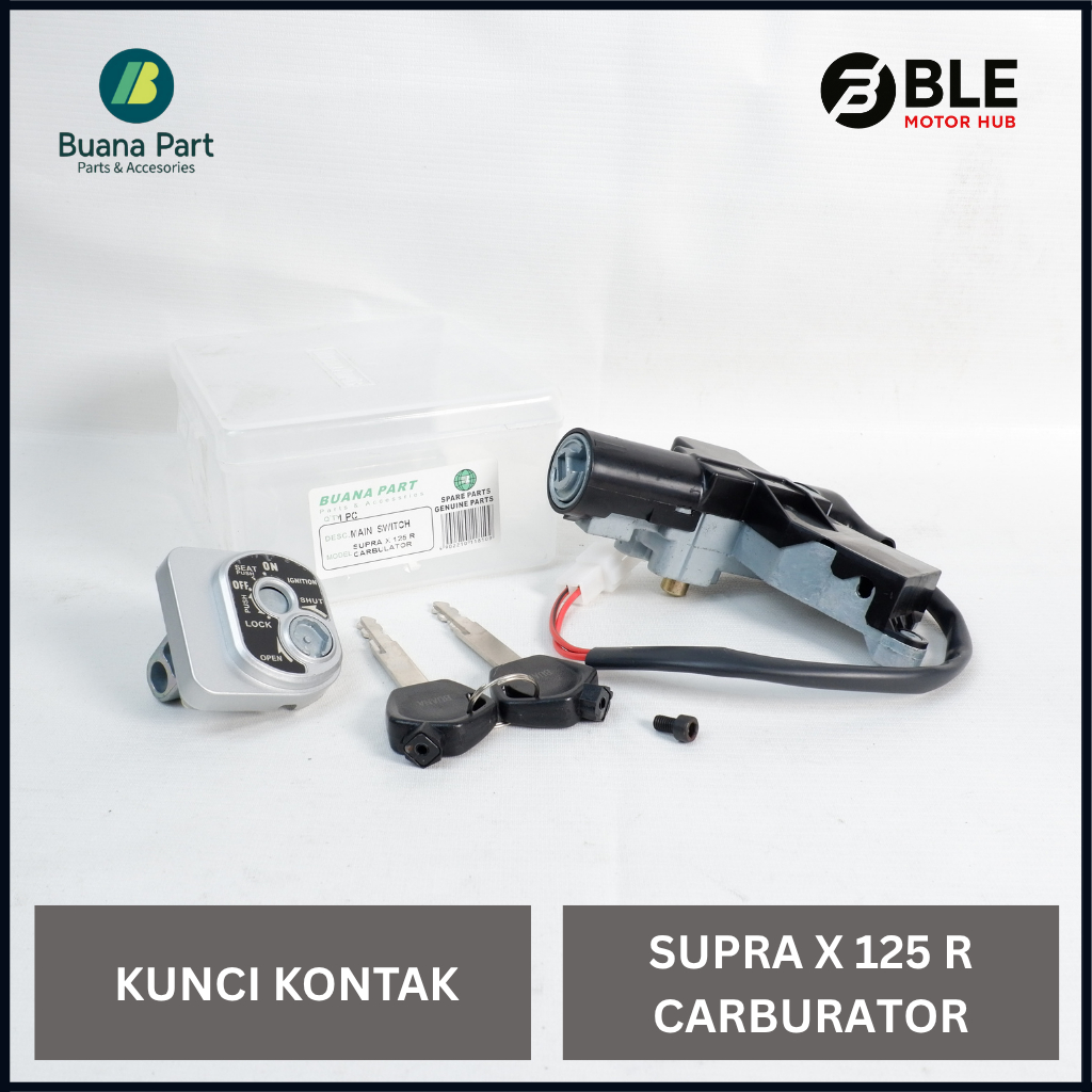 Buana Part Kunci Kontak Supra X 125 R Karburator | BLE Motor Hub