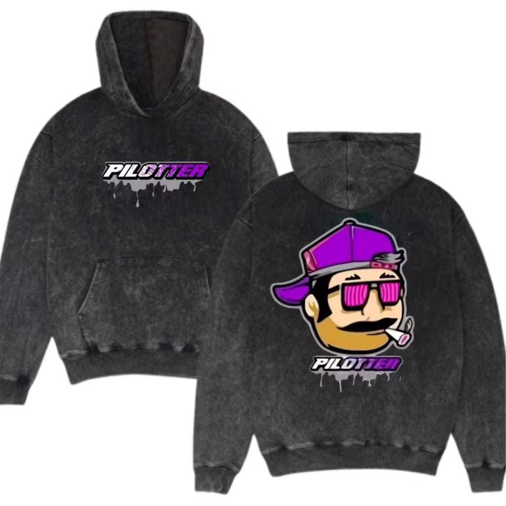 hoodie sandwash pria/wanita PILOTTER