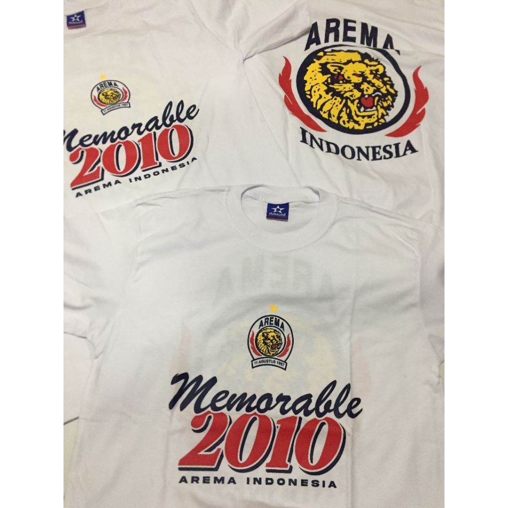 kaos Memorable Arema Indonesia 2010