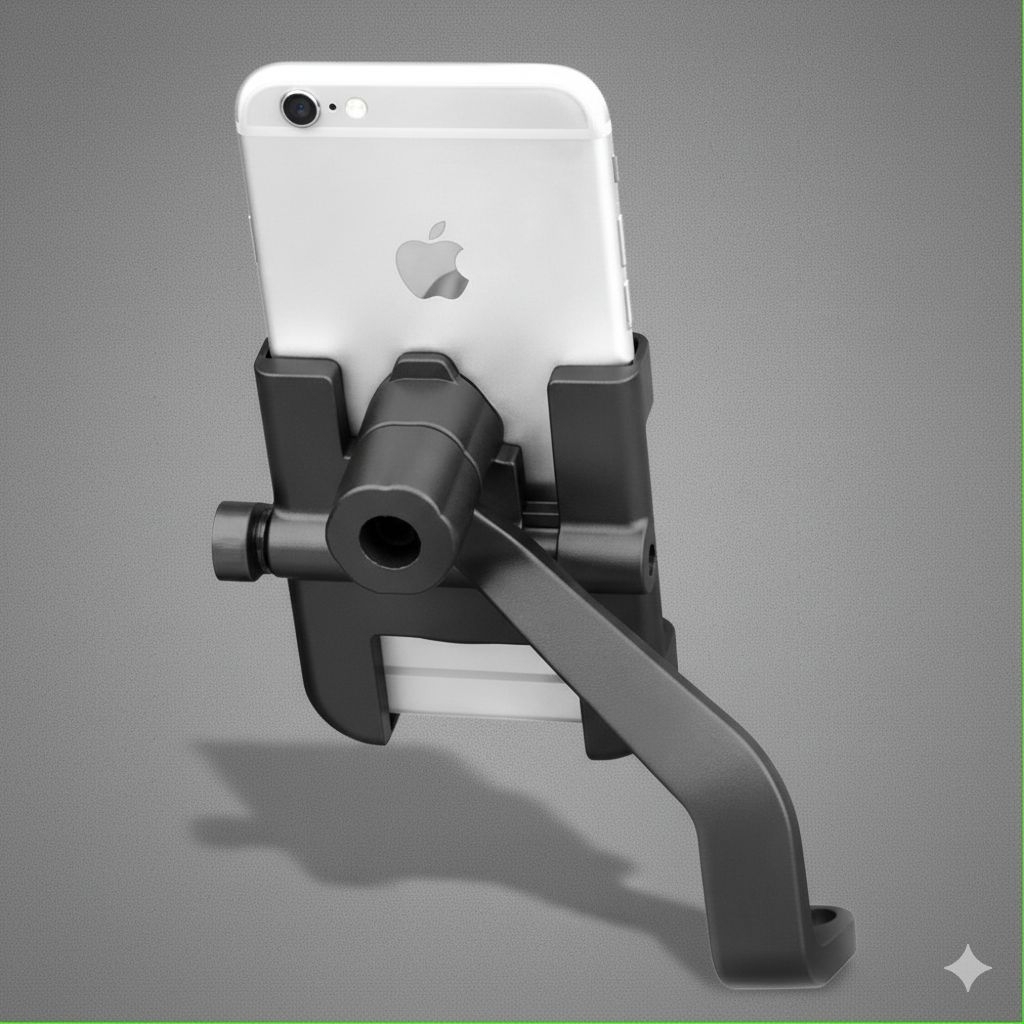 Holder HP Spion Motor Bahan Full Besi Anti Getar