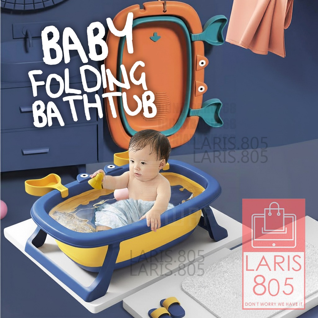 Bak Mandi Bayi Lipat / Foldable Baby Bathtub / bak Mandi Bayi Newborn