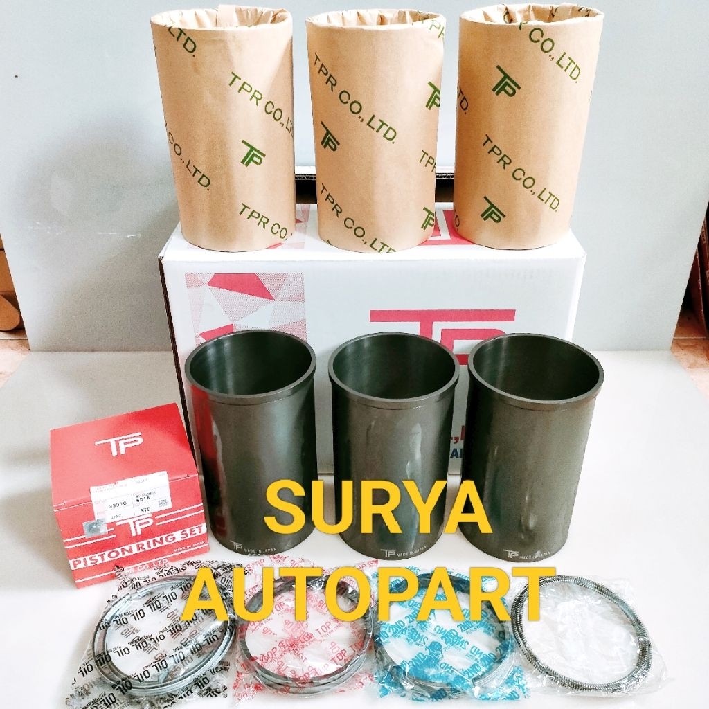 PAKET LINER+RING MITSUBISHI FUSO PS190 FM517 6D16 ASLI TP JAPAN