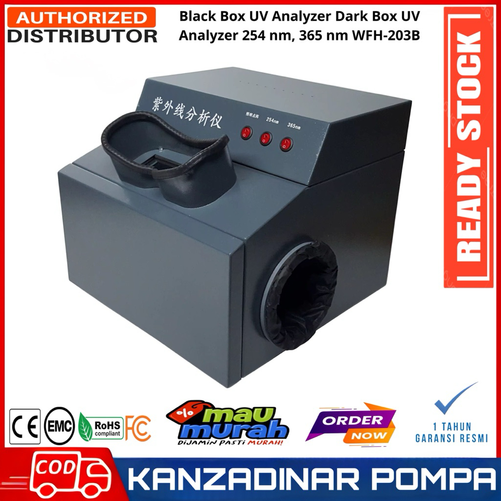 Black Box UV Analyzer Dark Box UV Analyzer 254 nm, 365 nm WFH-203B