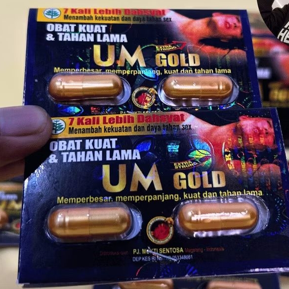 UM Gold Blister Kemasan BOX  Original Urat Madu100% COD Privasi Aman