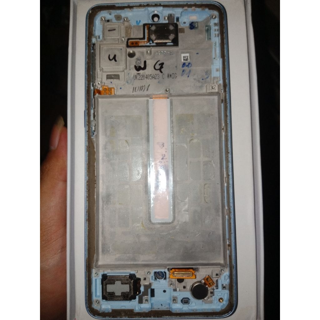 freme/middle/tatakan lcd samsung a33 ori second