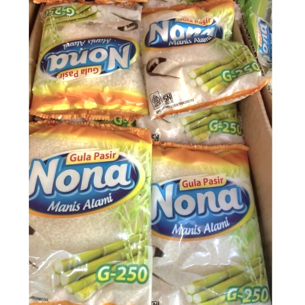 gula pasir nona 200gram, gula pasir nona 200gr