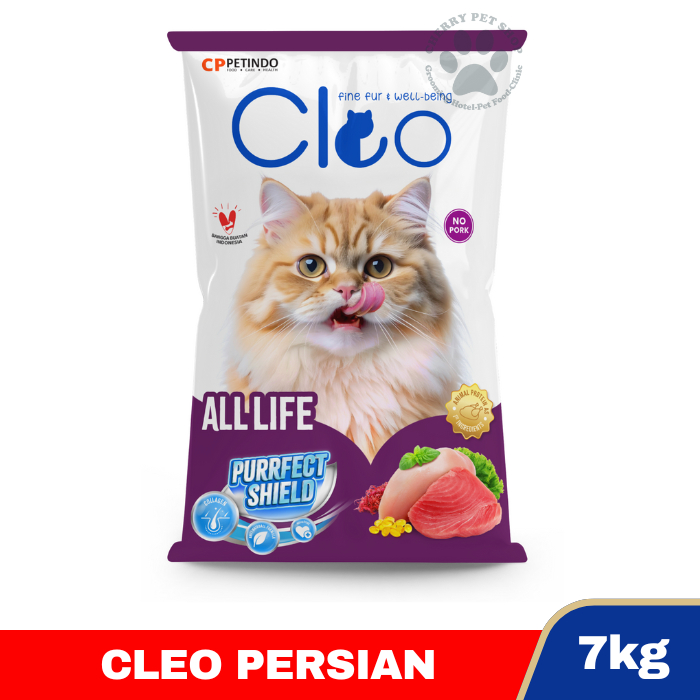 CLEO PERSIAN 7KG All life stages Cat Food Makanan Kucing Kering Termurah