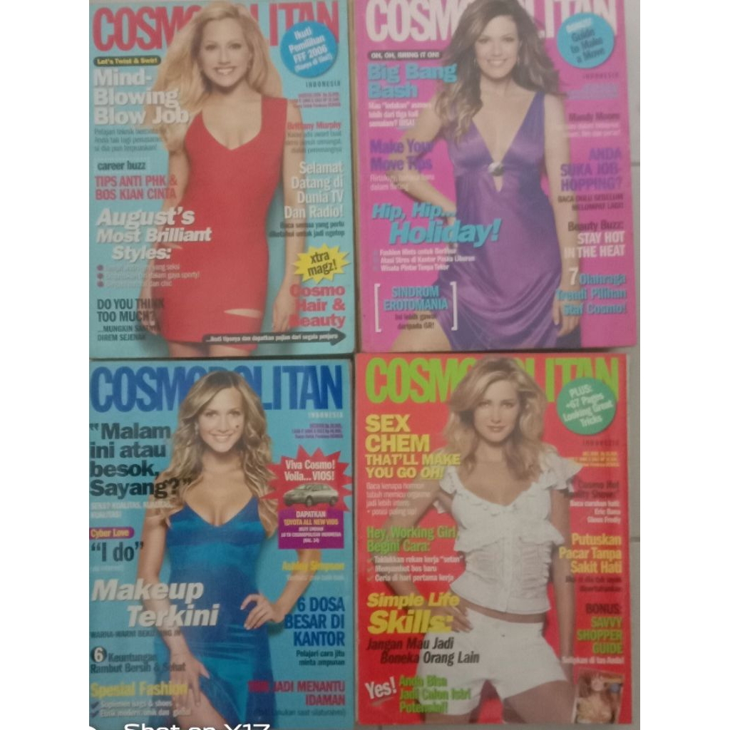 MAJALAH KOSMOPOLITAN INDONESIA BEKAS