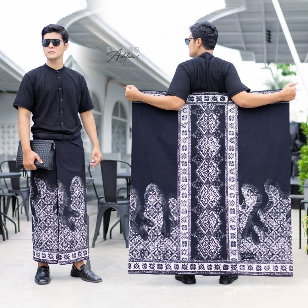 Sarung Batik Pekalongan Original Addam's Motif Terbaru | Sarung Batik Santri | Sarung Batik Abstrak 