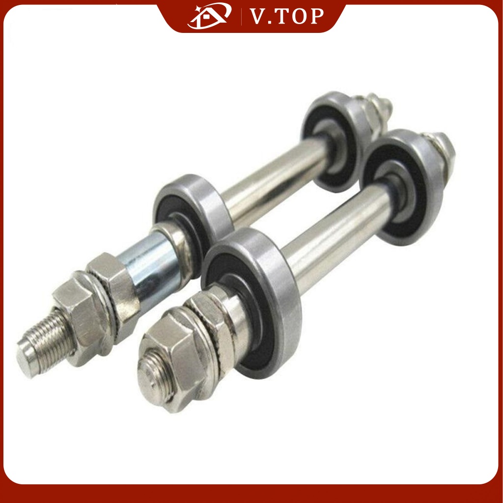 Sepeda sepeda sepeda gunung hub poros pasangan bantalan, poros padat, gandar depan dan belakang