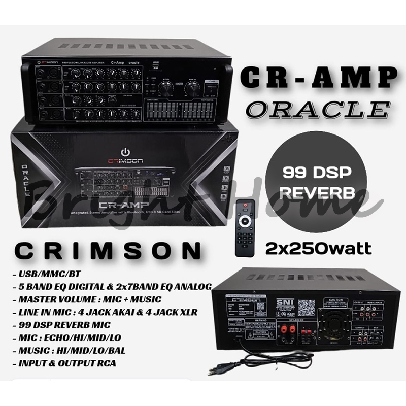 Amplifier Profesional CRIMSON ORACLE Power Mixer