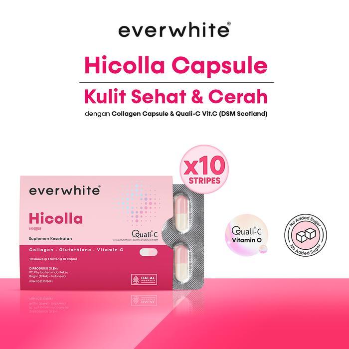 Everwhite Hicolla Kapsul Minuman Kolagen Pencerah Kulit BPOM
