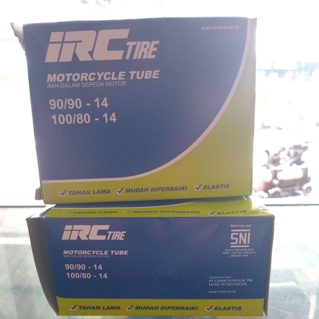 BAN DALAM IRC 90/90-14 BAN BELAKANG VARIO, BEAT TERJAMIN ASLI 100 PERSEN