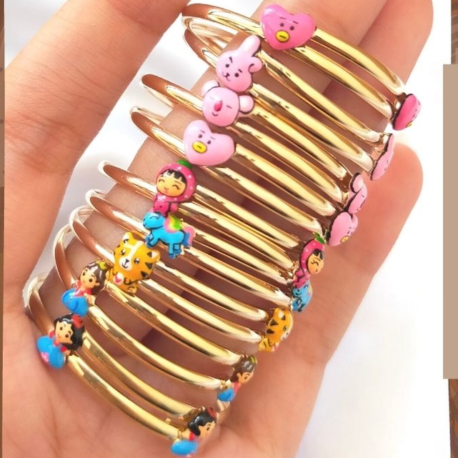 Kado bayi gelang bayi bt21 emas asli balita emas UBS gelang bayi Gelang Emas Asli 375