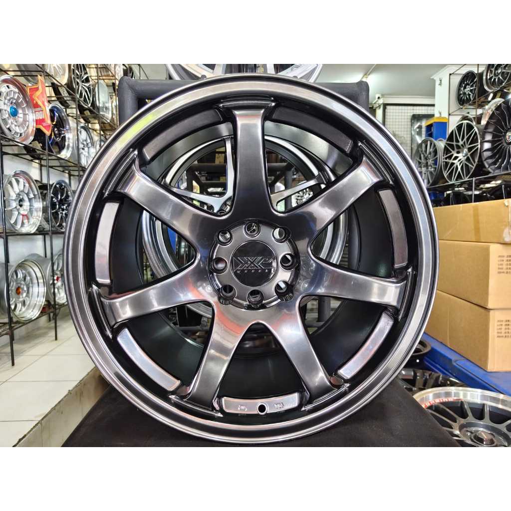 Velg XXR CROMIUM 551 Ring17 untuk mobil Honda Jazz New RS,Hyundai  Avega, Accord VTI