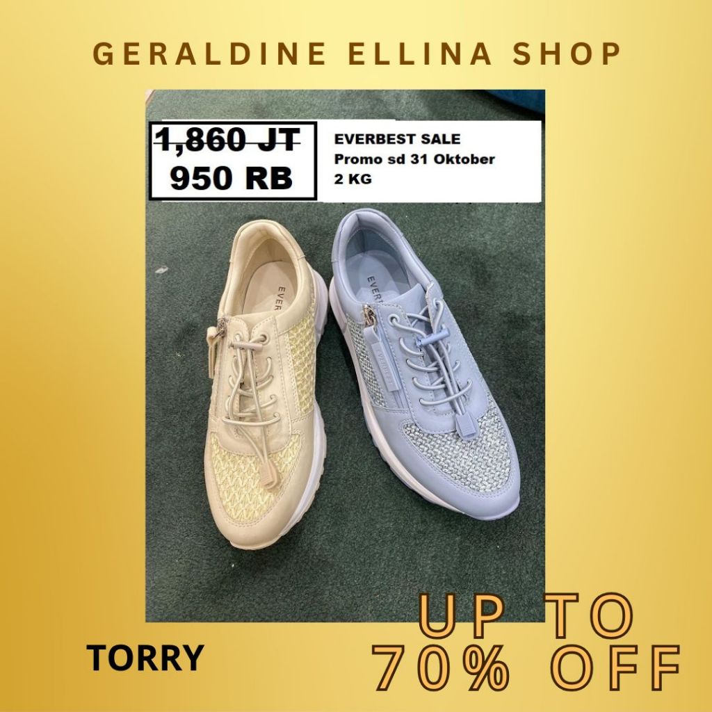 Sepatu EVERBEST sneakers wanita perempuan cewe cewek ORIGINAL 100% Seri TORRY